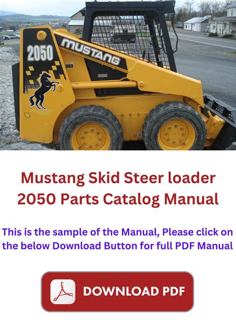 mustang skid steer 2050 won't raise bucket|mustang 2050 lockout problems.